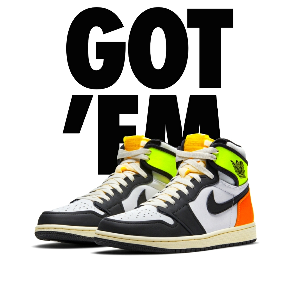 Air Jordan 1 Retro High OG VOLT GOLD size 13